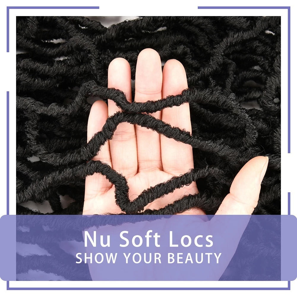 Dirty Braid Nu Locs Earthworm Curve Crochet Hair