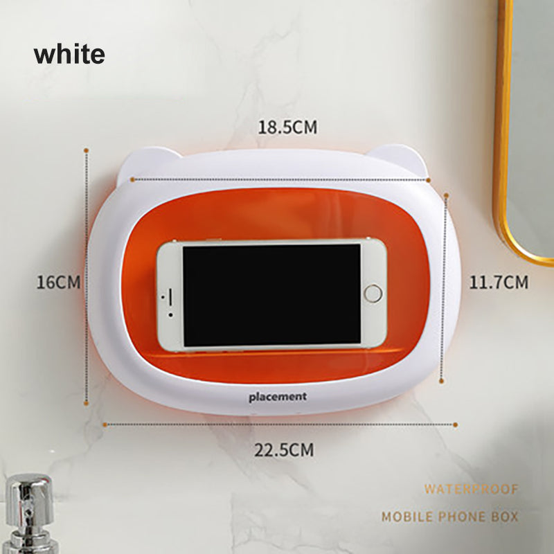 Children's Bathroom Waterproof Mobile Phone Box Wall-Mounted