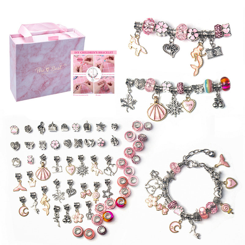 Girls' Exquisite Charm Bracelet Gift Box