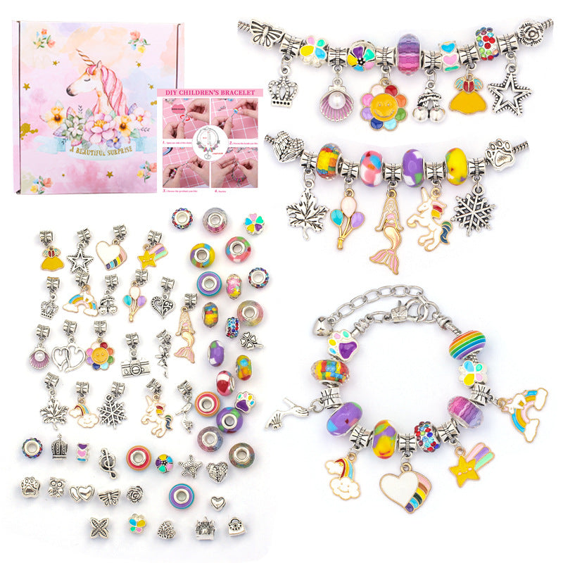 Girls' Exquisite Charm Bracelet Gift Box