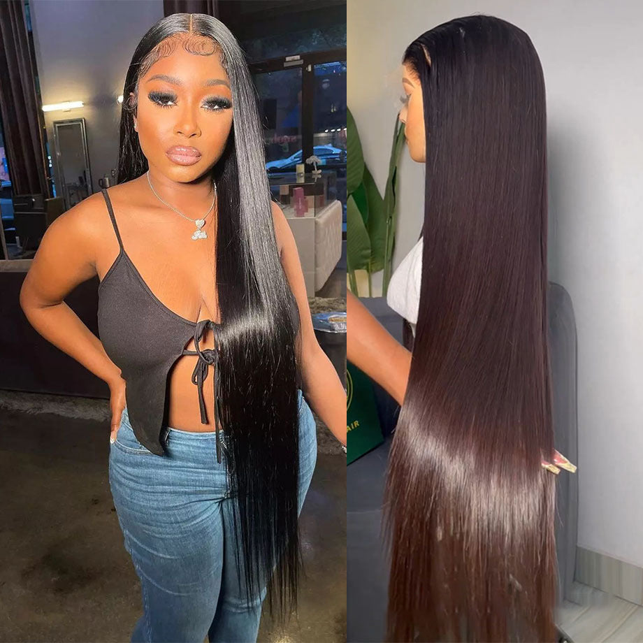 Glueless Straight Wigs Wear and Go Human Hair Wig