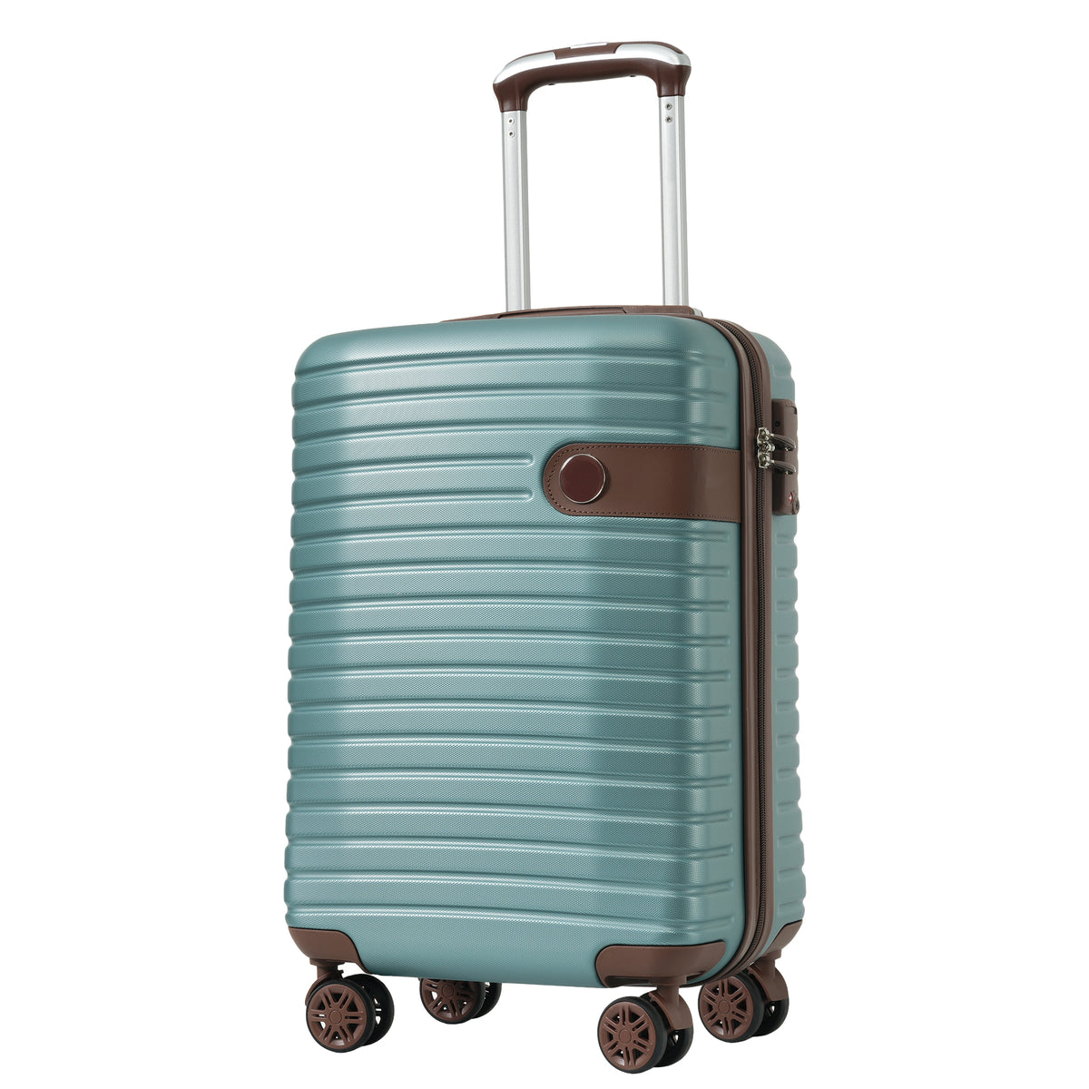 Luxe Traveler 3-Piece Airline Approved Carry-On Set in Blue