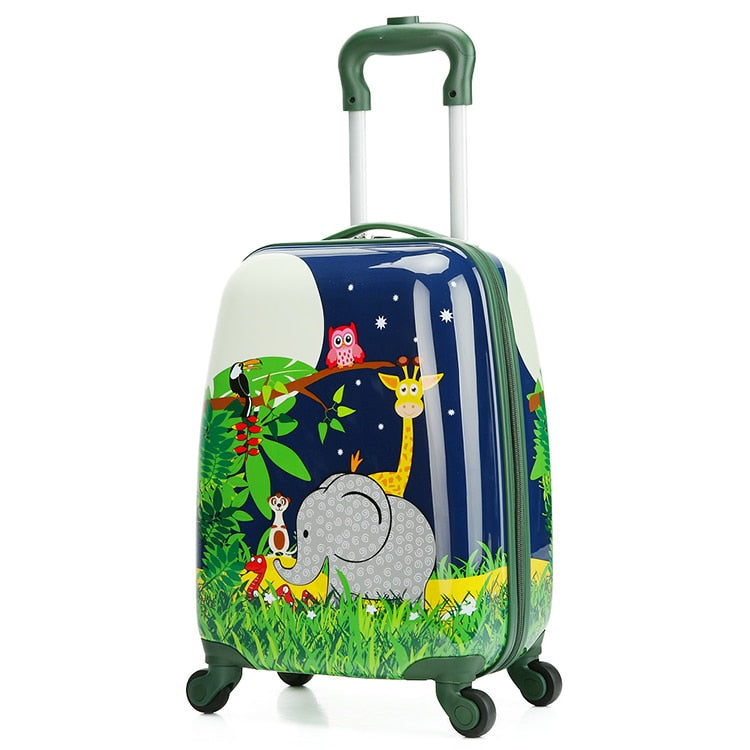 Cute Animal Kids Spinner Luggage Set