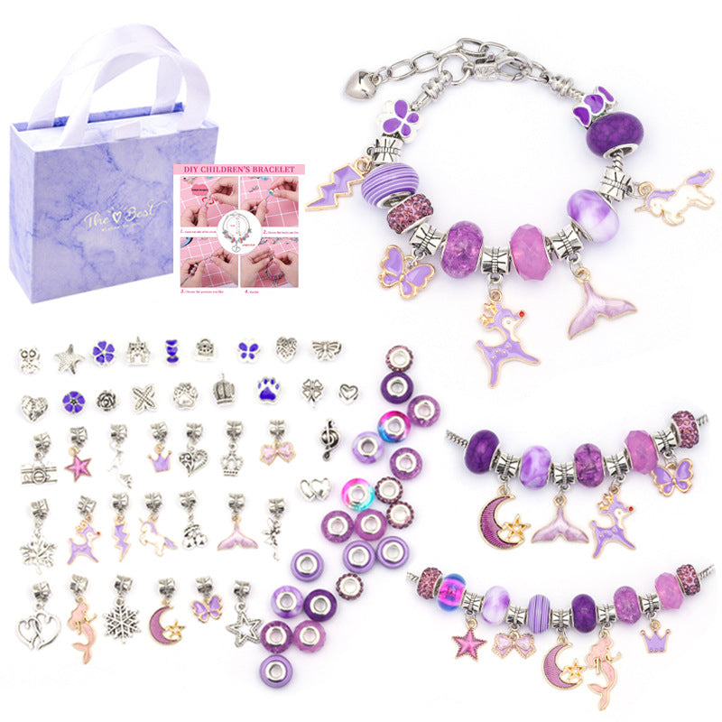 Girls' Exquisite Charm Bracelet Gift Box