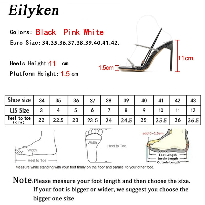 Glam Crystal Back-Strap Stiletto Sandals