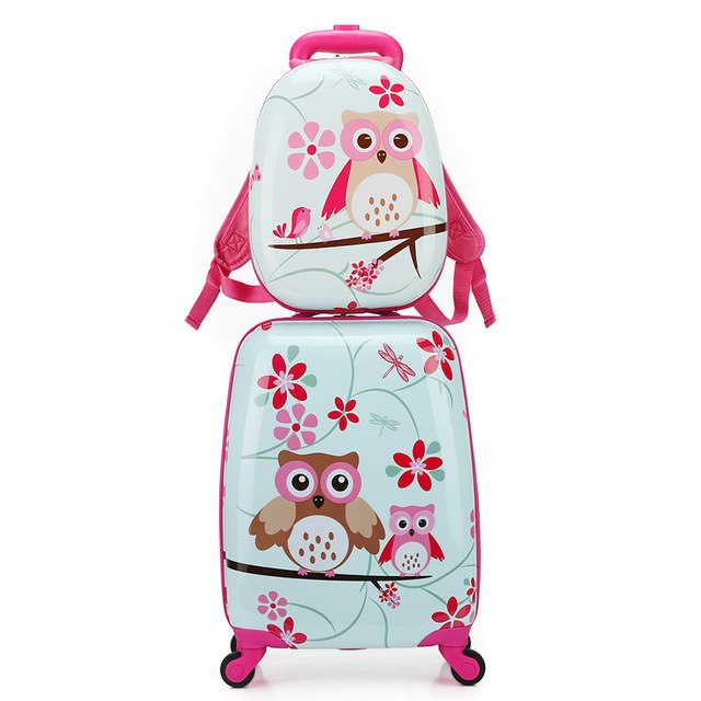 Cute Animal Kids Spinner Luggage Set