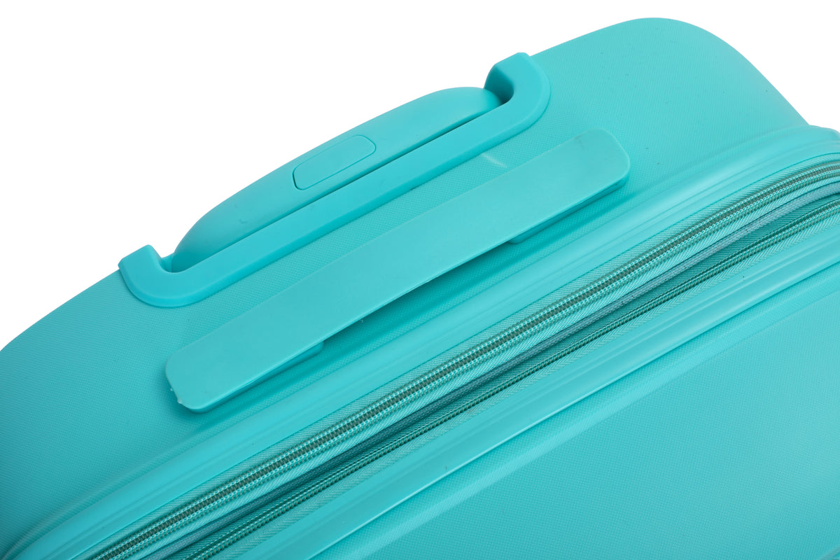 Luxe Traveler 3-Piece Hardshell Luggage Set in Lake Blue