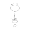 Scorpion Tassel Chain Ring Bracelet Sets