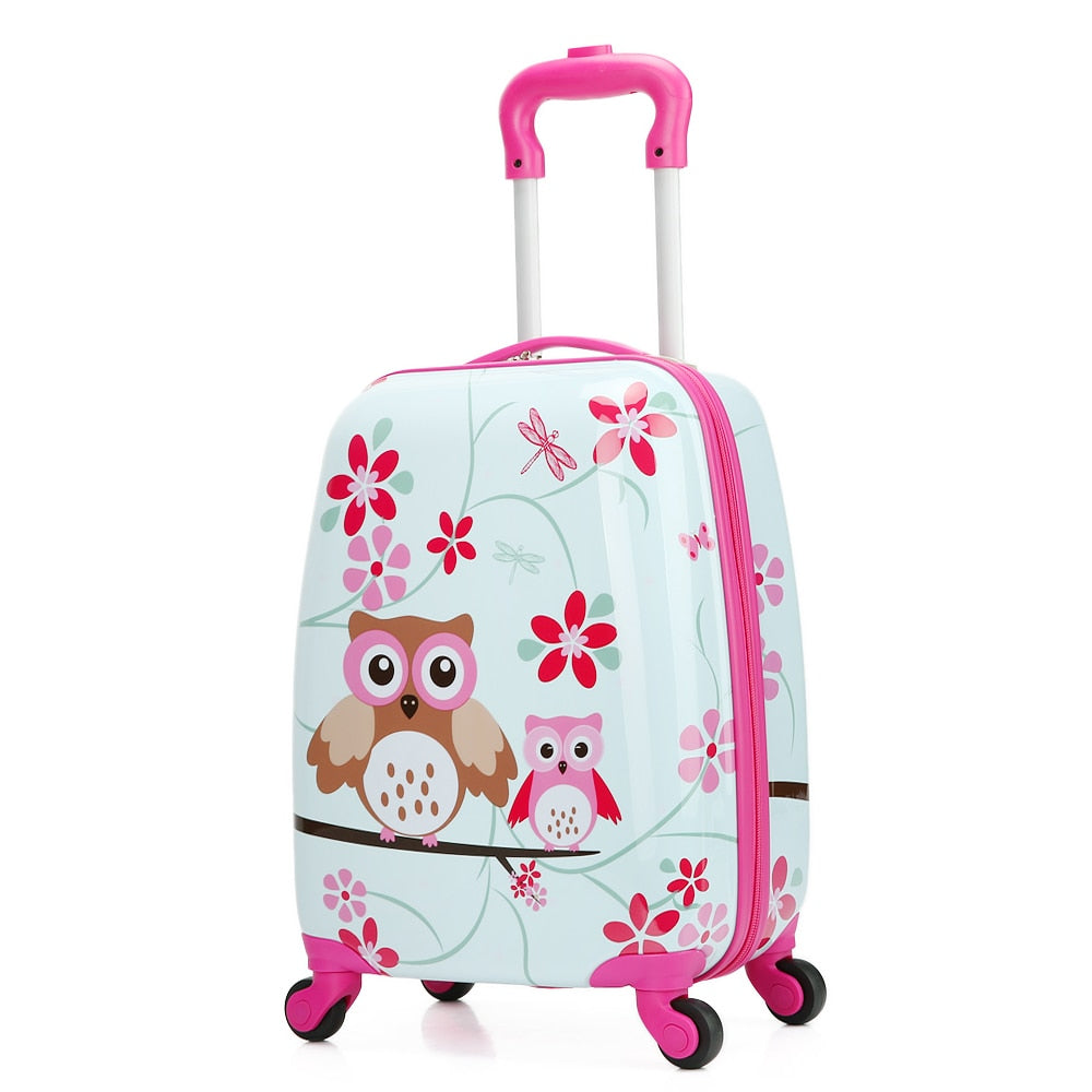 Cute Animal Kids Spinner Luggage Set