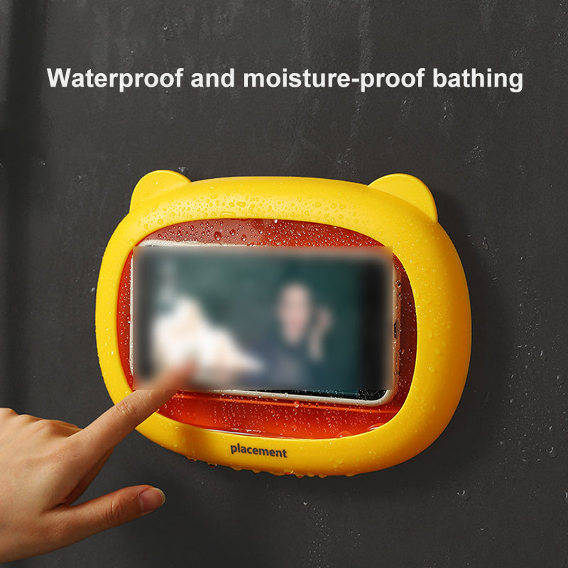 Children's Bathroom Waterproof Mobile Phone Box Wall-Mounted