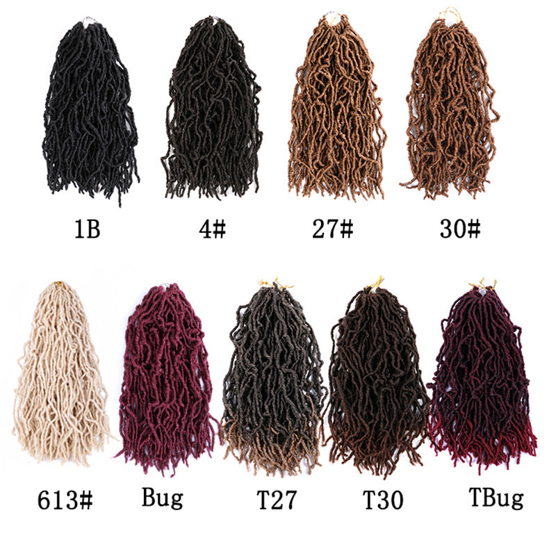 Dirty Braid Nu Locs Earthworm Curve Crochet Hair