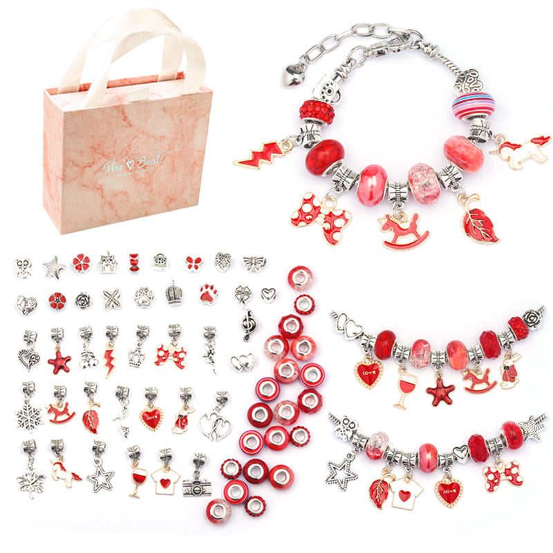 Girls' Exquisite Charm Bracelet Gift Box