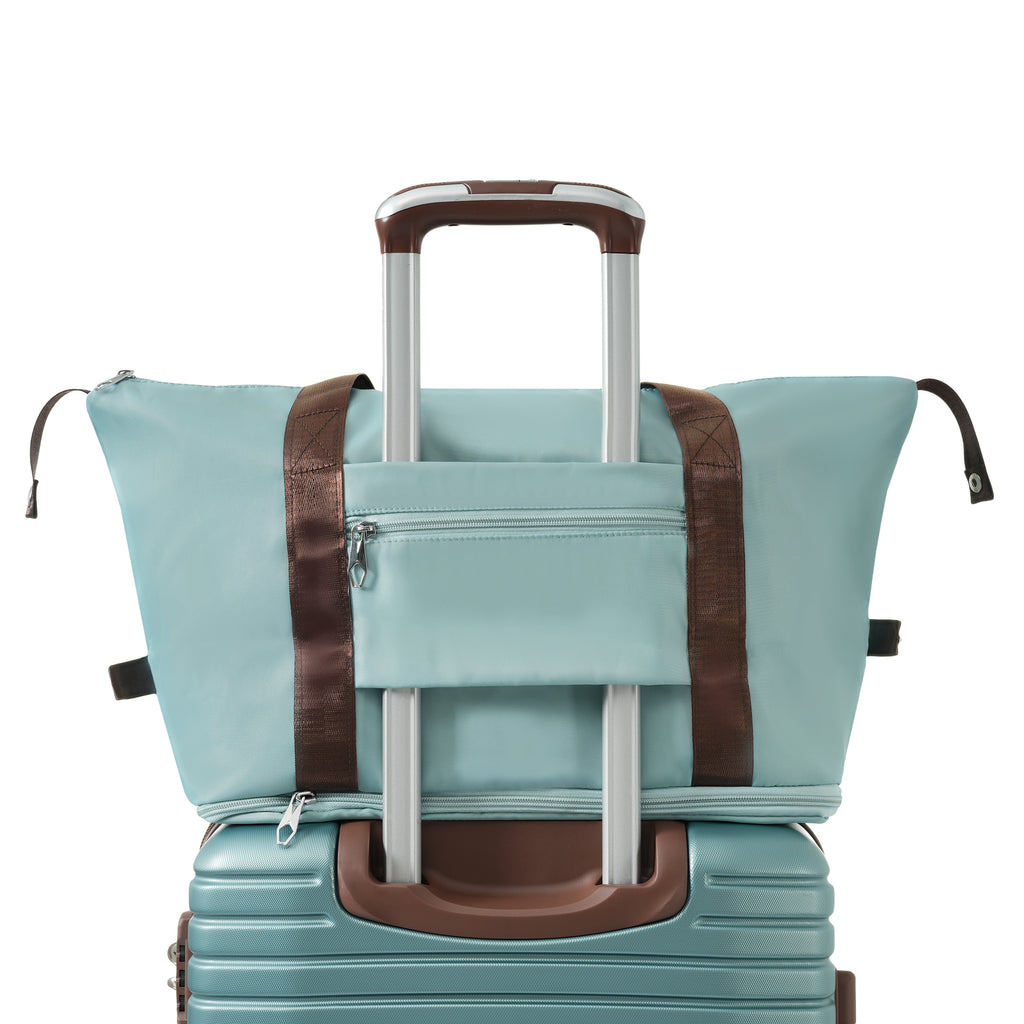 Luxe Traveler 3-Piece Airline Approved Carry-On Set in Blue