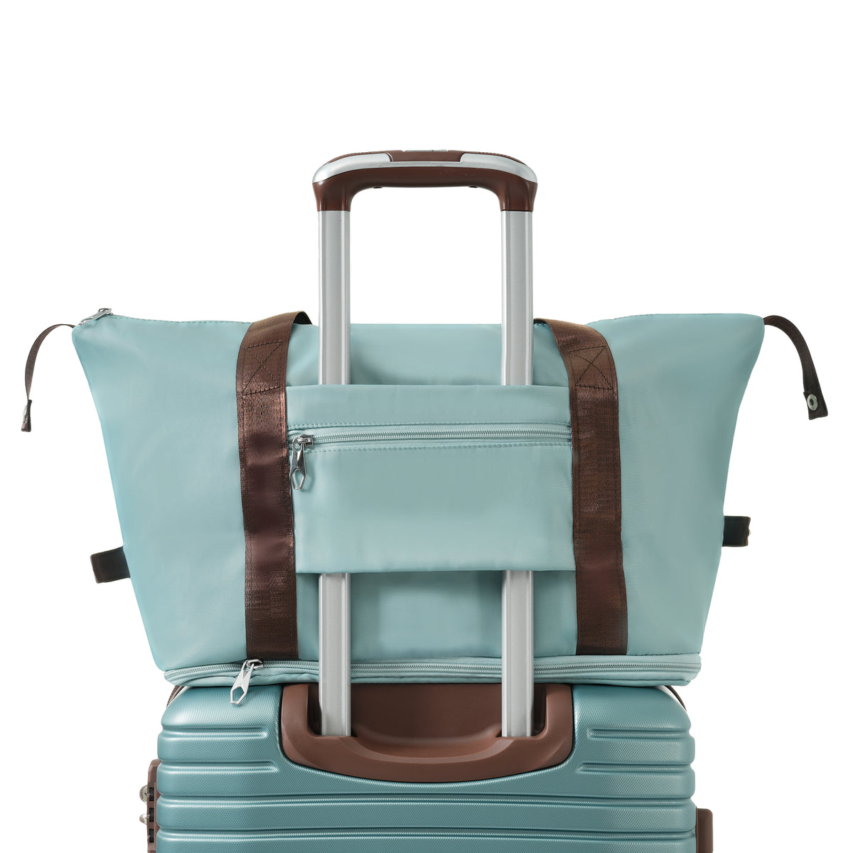 Luxe Traveler 3-Piece Airline Approved Carry-On Set in Blue