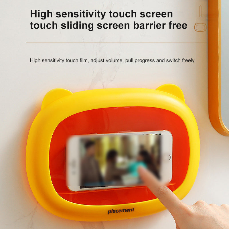 Children's Bathroom Waterproof Mobile Phone Box Wall-Mounted