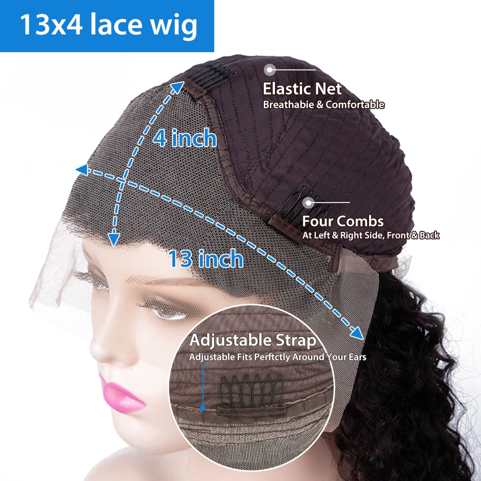 Cherry Girl 200 Density Straight Human Hair Wig