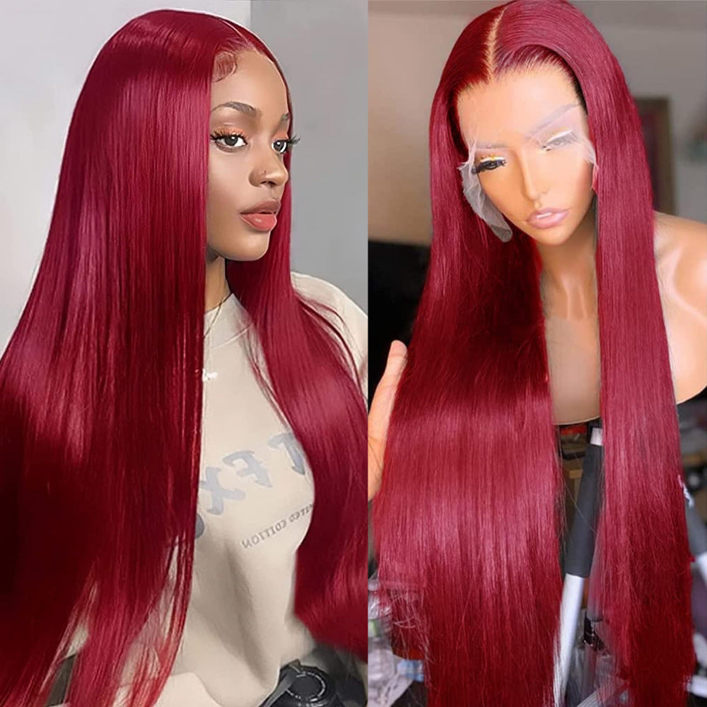 Cherry Girl 200 Density Straight Human Hair Wig