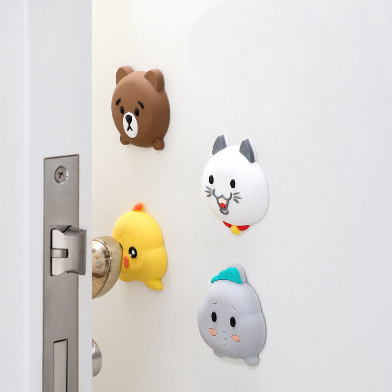 Animal Punch-Free Door Stopper