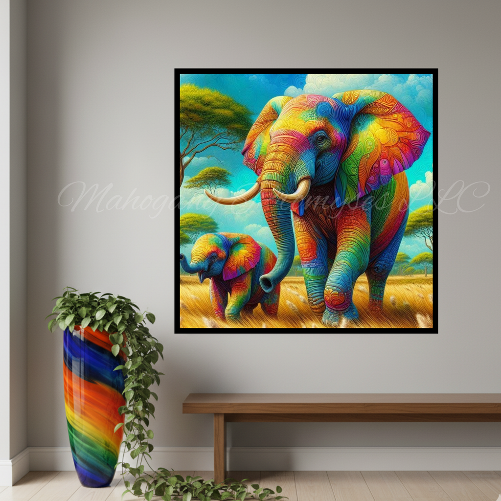 Elephant in The Safari - A