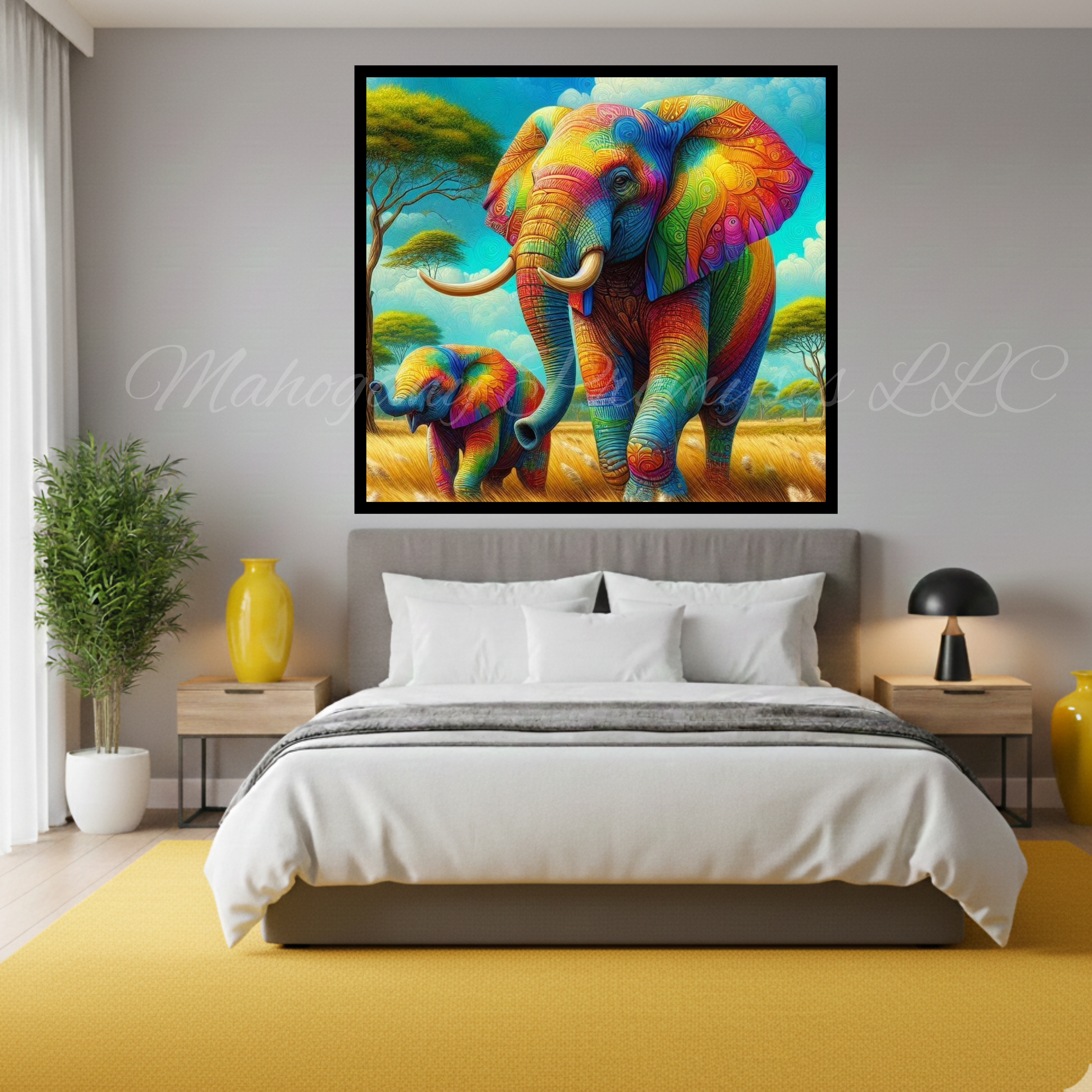 Elephant in The Safari - A