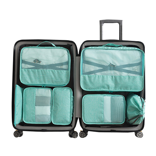 Waterproof Travel Tote 7 Pieces One Set Packing Cube