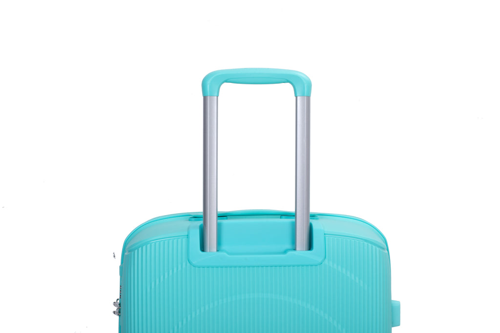 Luxe Traveler 3-Piece Hardshell Luggage Set in Lake Blue