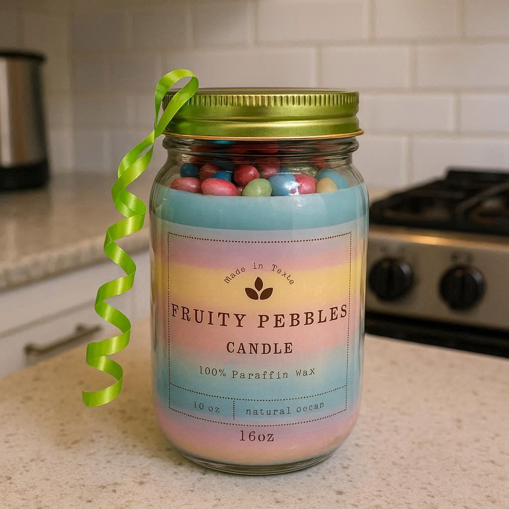 Fruity Pebbles Jar